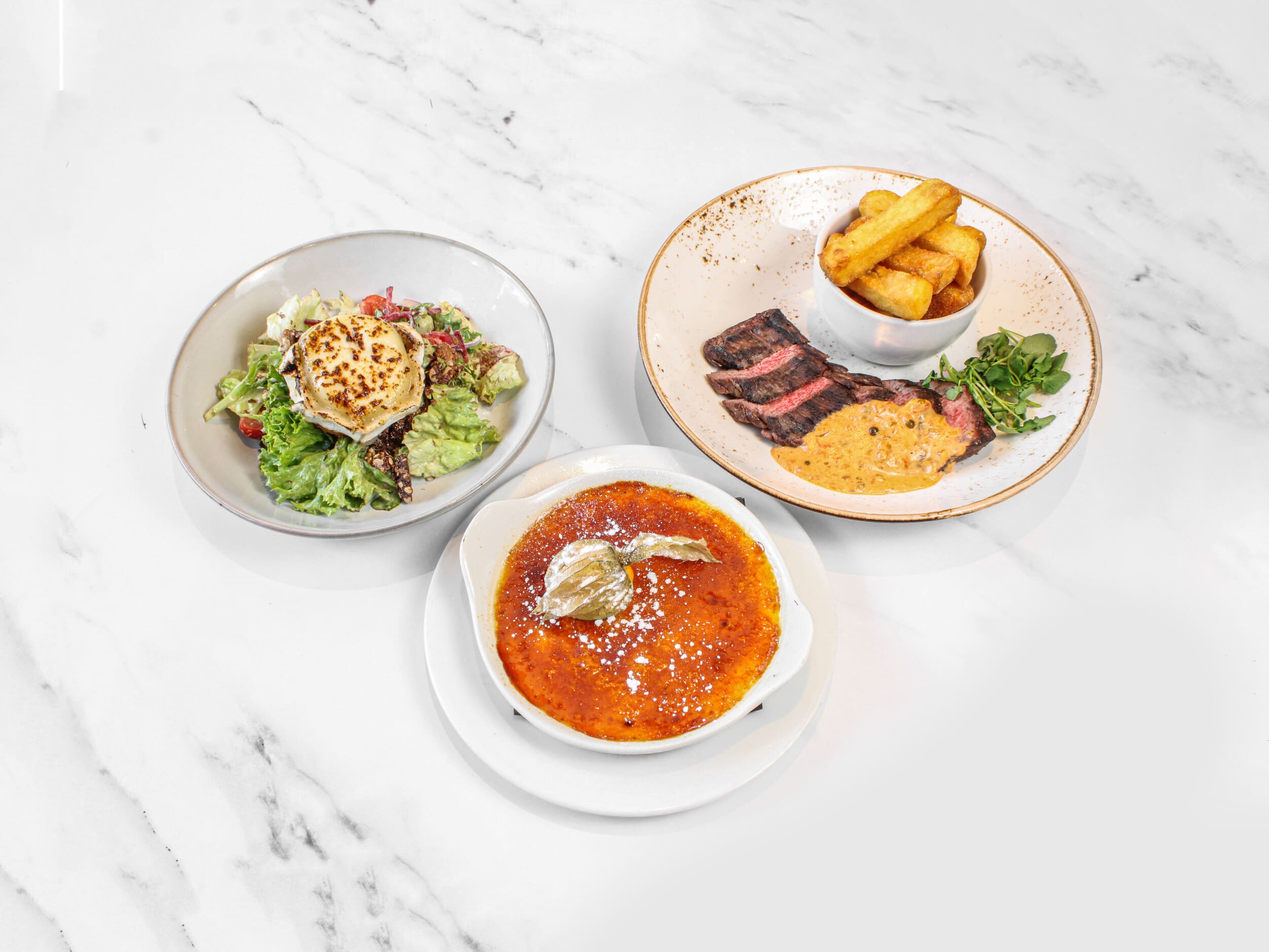 Pre-fixe menu